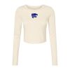 Women's Micro Rib Long Sleeve Baby Tee Thumbnail