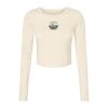 Women's Micro Rib Long Sleeve Baby Tee Thumbnail