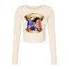 Women's Micro Rib Long Sleeve Baby Tee Thumbnail