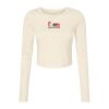 Women's Micro Rib Long Sleeve Baby Tee Thumbnail