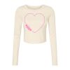 Women's Micro Rib Long Sleeve Baby Tee Thumbnail