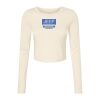 Women's Micro Rib Long Sleeve Baby Tee Thumbnail