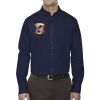 Men's Tall Operate Long Sleeve Twill Dress Shirt Thumbnail