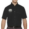 Men's Tall Optimum Short Sleeve Twill Dress Shirt Thumbnail