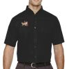 Men's Tall Optimum Short Sleeve Twill Dress Shirt Thumbnail