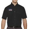 Men's Tall Optimum Short Sleeve Twill Dress Shirt Thumbnail