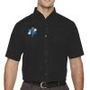 Men's Tall Optimum Short Sleeve Twill Dress Shirt Thumbnail