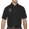 Men's Tall Optimum Short Sleeve Twill Dress Shirt Thumbnail