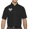 Men's Tall Optimum Short Sleeve Twill Dress Shirt Thumbnail