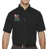 Men's Tall Optimum Short Sleeve Twill Dress Shirt Thumbnail
