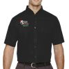 Men's Tall Optimum Short Sleeve Twill Dress Shirt Thumbnail
