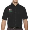 Men's Tall Optimum Short Sleeve Twill Dress Shirt Thumbnail