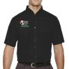 Men's Tall Optimum Short Sleeve Twill Dress Shirt Thumbnail