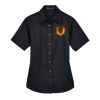 Women's Easy Blend™ Short Sleeve Twill Dress Shirt with Stain-Release Thumbnail
