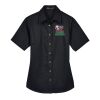 Women's Easy Blend™ Short Sleeve Twill Dress Shirt with Stain-Release Thumbnail
