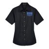 Women's Easy Blend™ Short Sleeve Twill Dress Shirt with Stain-Release Thumbnail